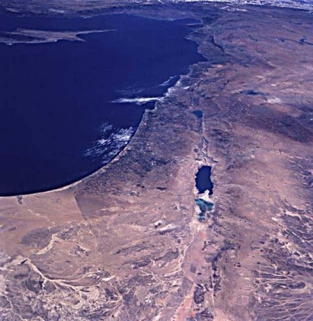 Imagen de Israel desde satélite