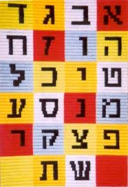 Letras hebreas entretejidas